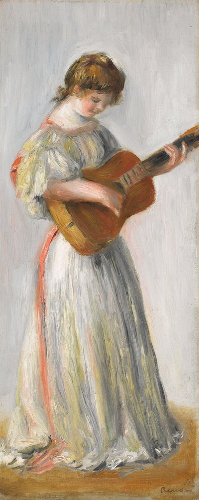 音楽、1895 作： Pierre Auguste Renoir